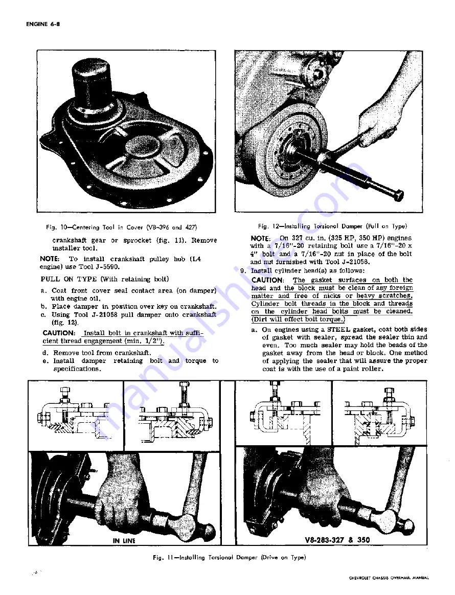 Chevrolet 1967 CAMARO Overhaul Manual Download Page 60