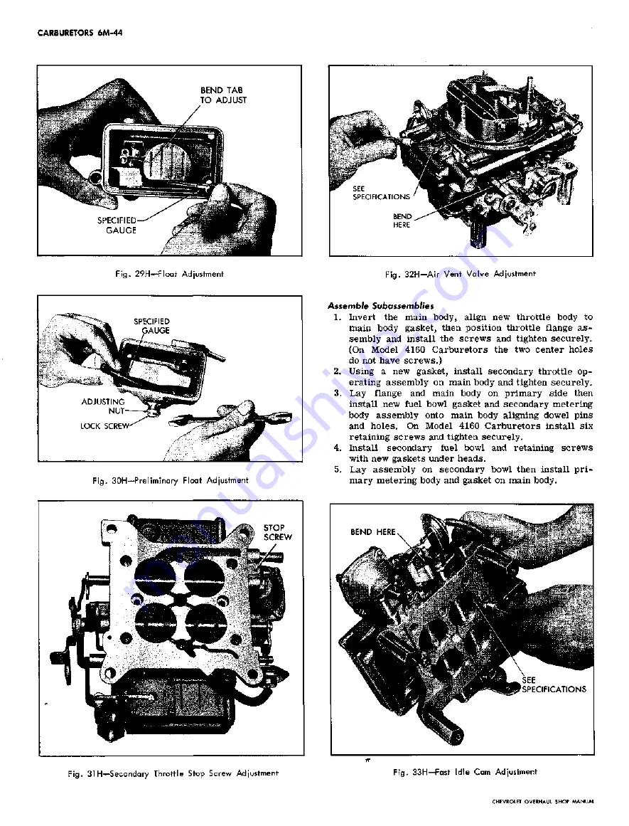 Chevrolet 1967 CAMARO Скачать руководство пользователя страница 136