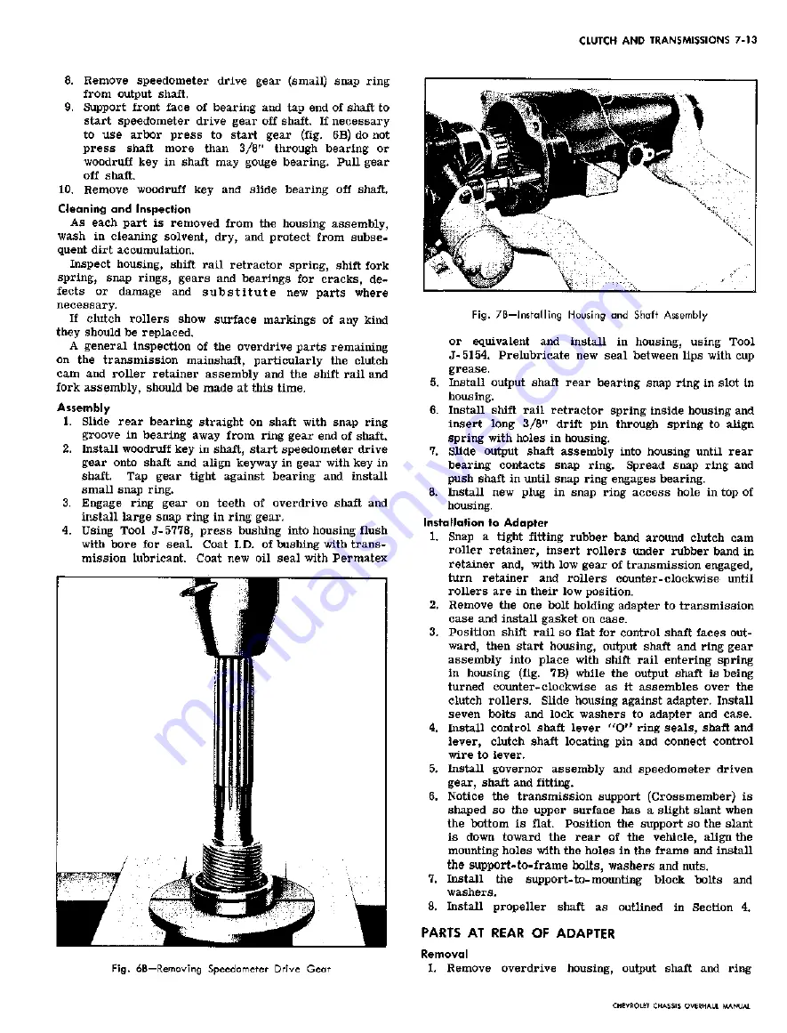 Chevrolet 1967 CAMARO Скачать руководство пользователя страница 171