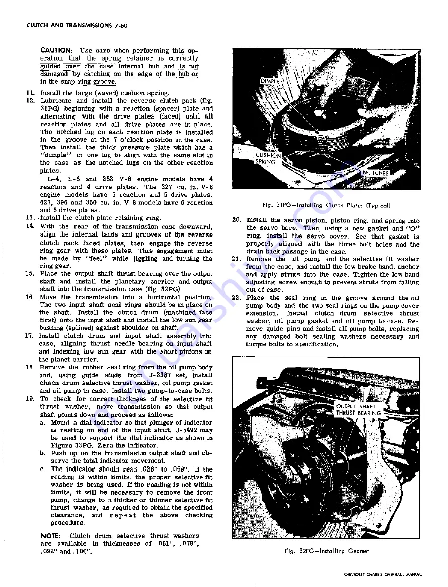 Chevrolet 1967 CAMARO Скачать руководство пользователя страница 218