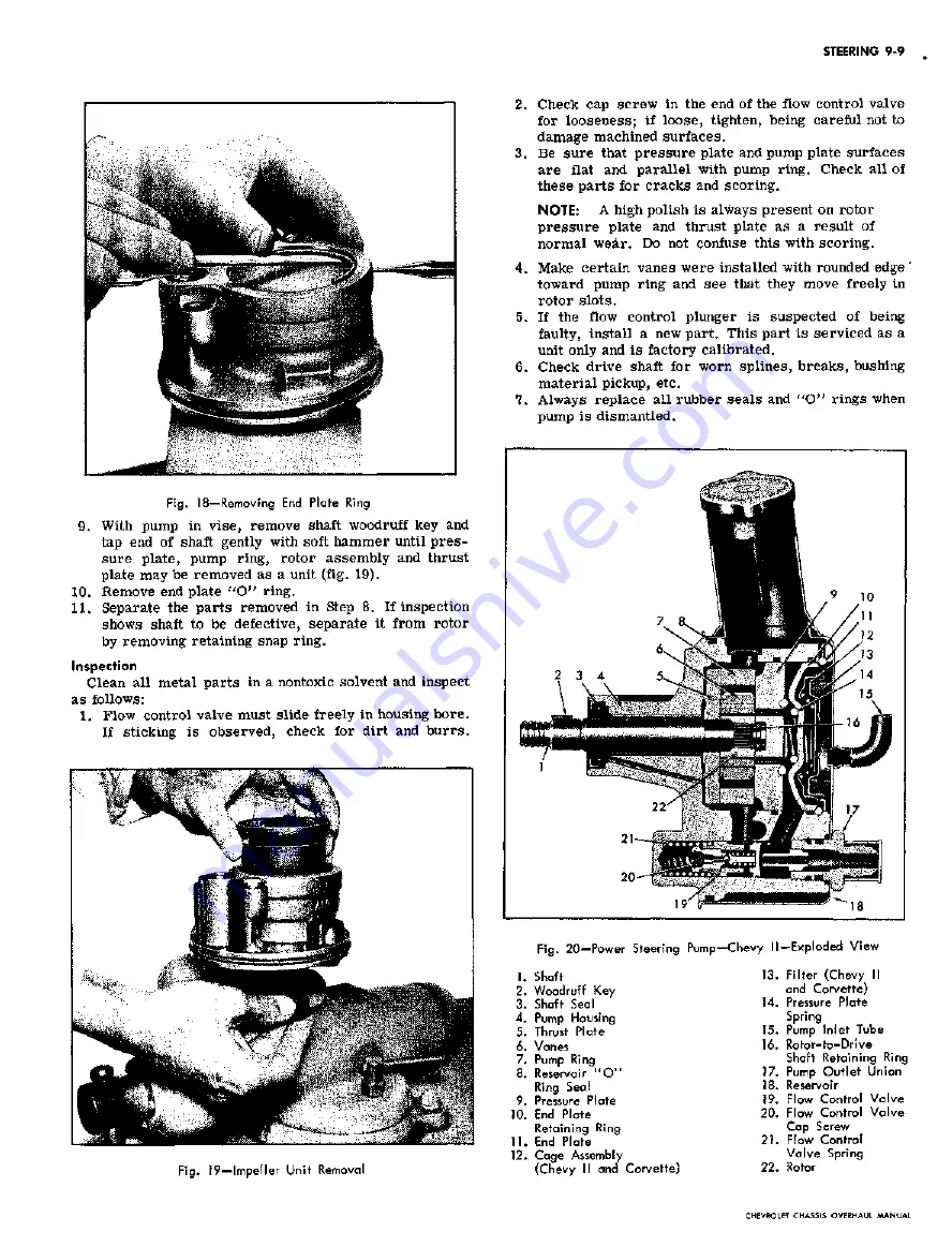 Chevrolet 1967 CAMARO Overhaul Manual Download Page 277