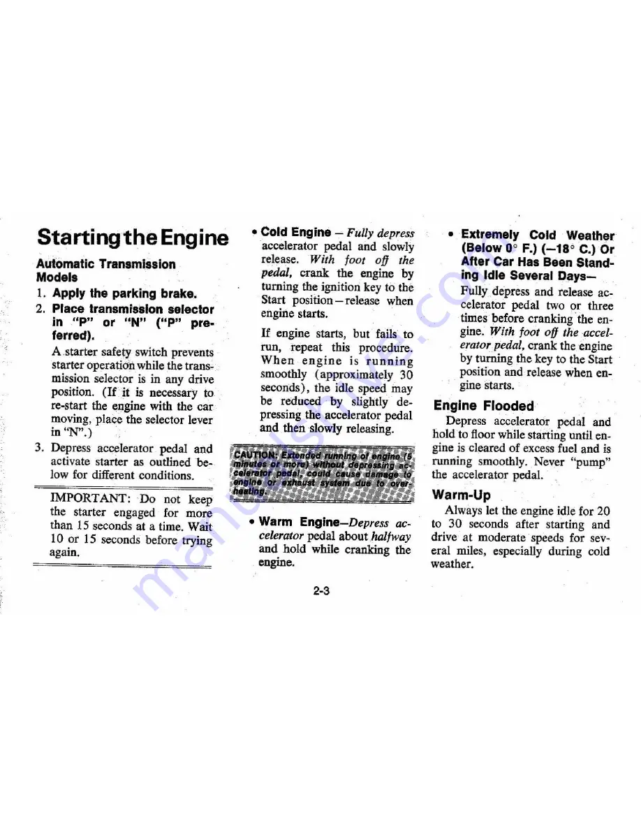 Chevrolet 1976 Monte Carlo Owner'S Manual Download Page 17