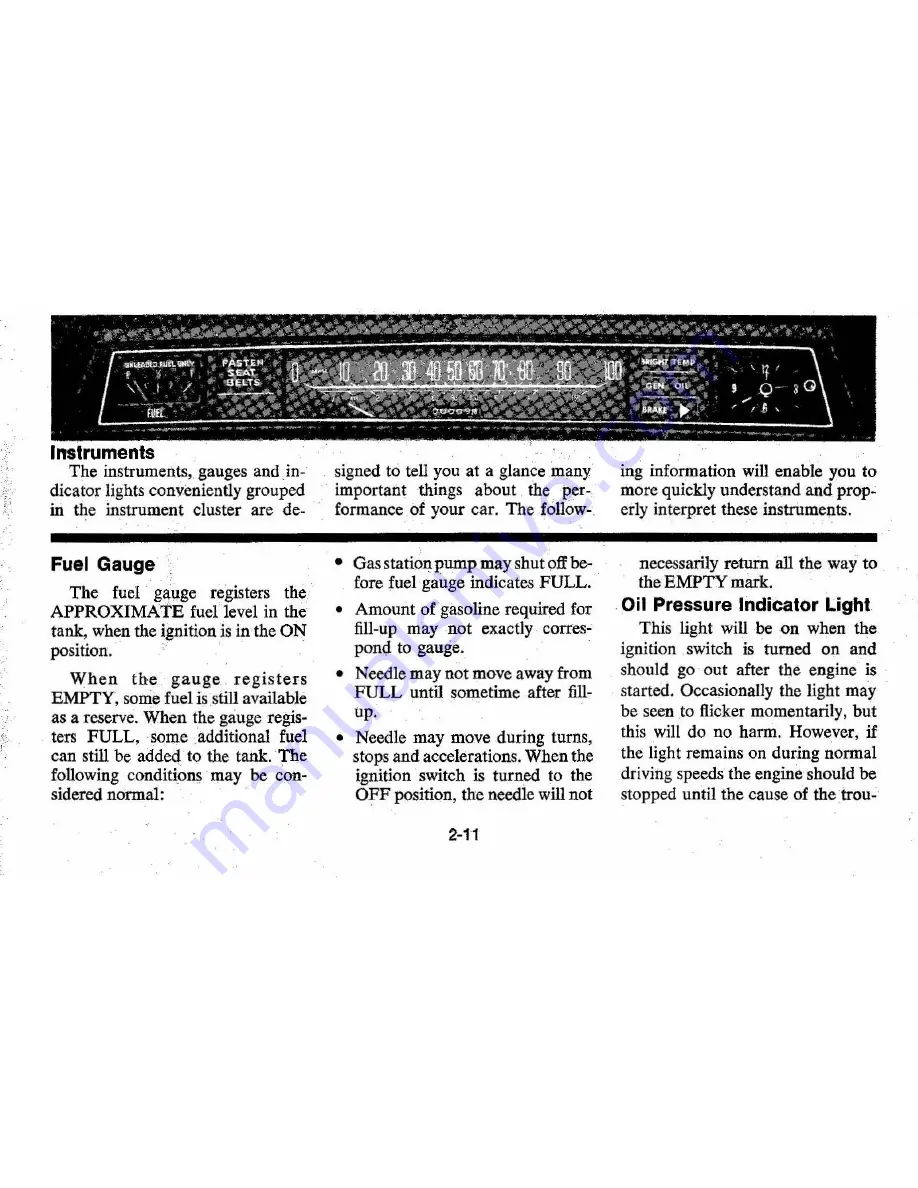 Chevrolet 1976 Monte Carlo Owner'S Manual Download Page 25