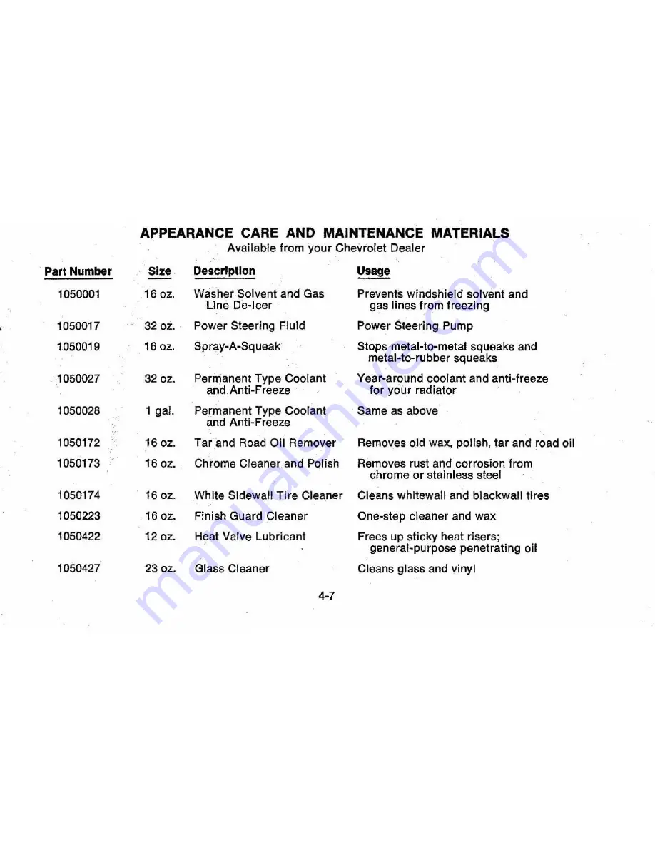 Chevrolet 1976 Monte Carlo Owner'S Manual Download Page 60