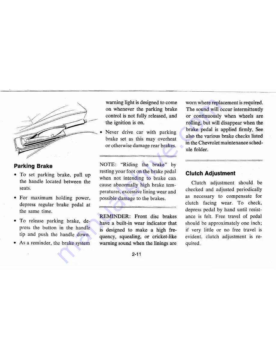 Chevrolet 1976 VEGA Owner'S Manual Download Page 27