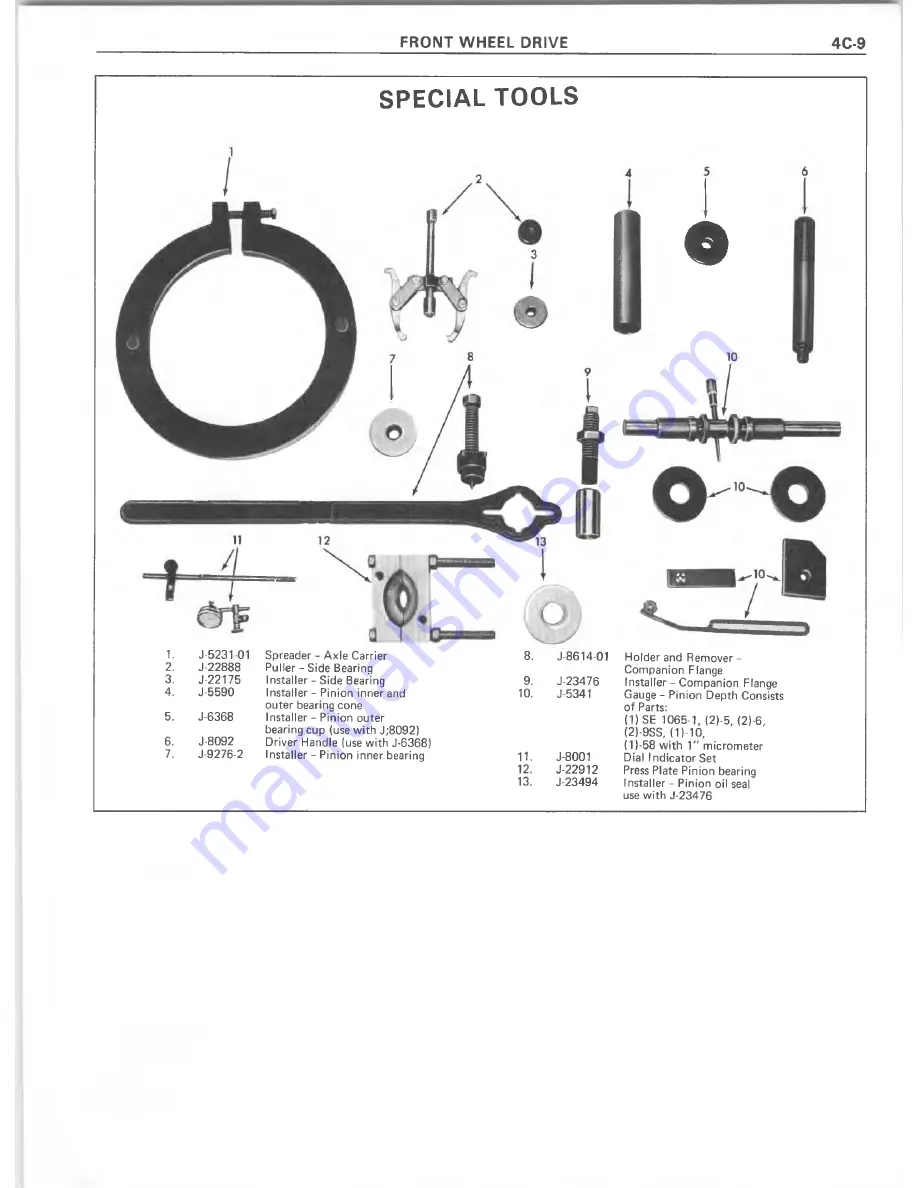 Chevrolet 1977 10 Series Repair Manual Download Page 165