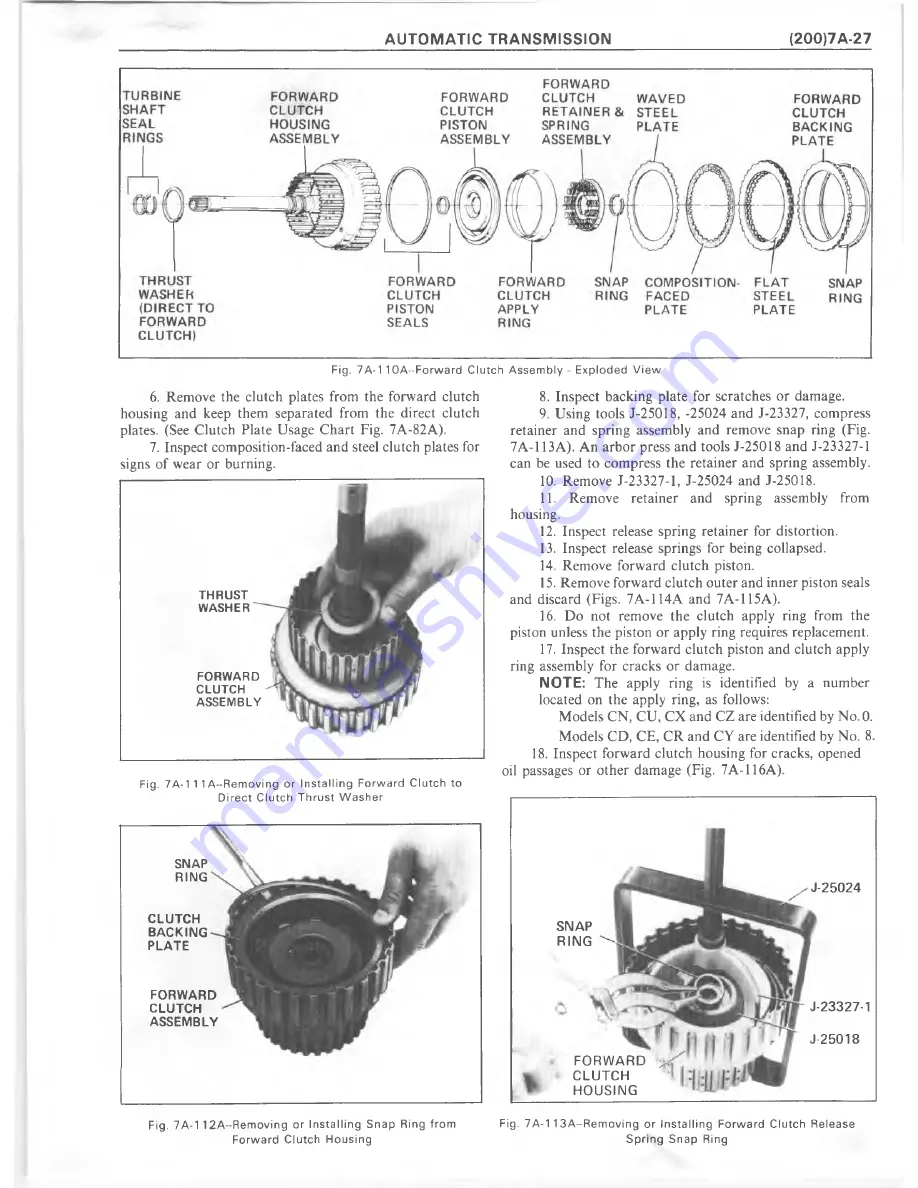 Chevrolet 1977 10 Series Repair Manual Download Page 263