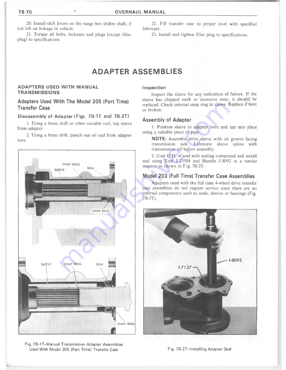 Chevrolet 1977 10 Series Repair Manual Download Page 450