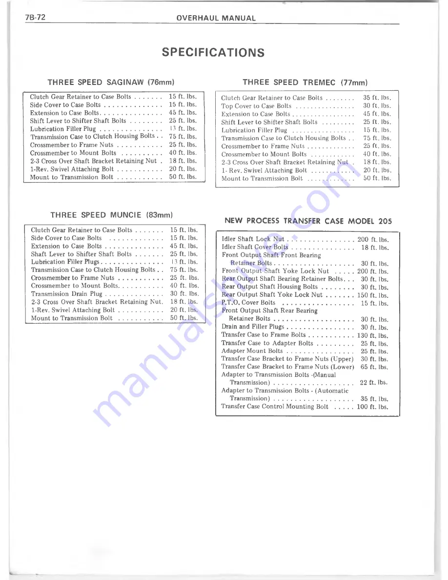 Chevrolet 1977 10 Series Repair Manual Download Page 452