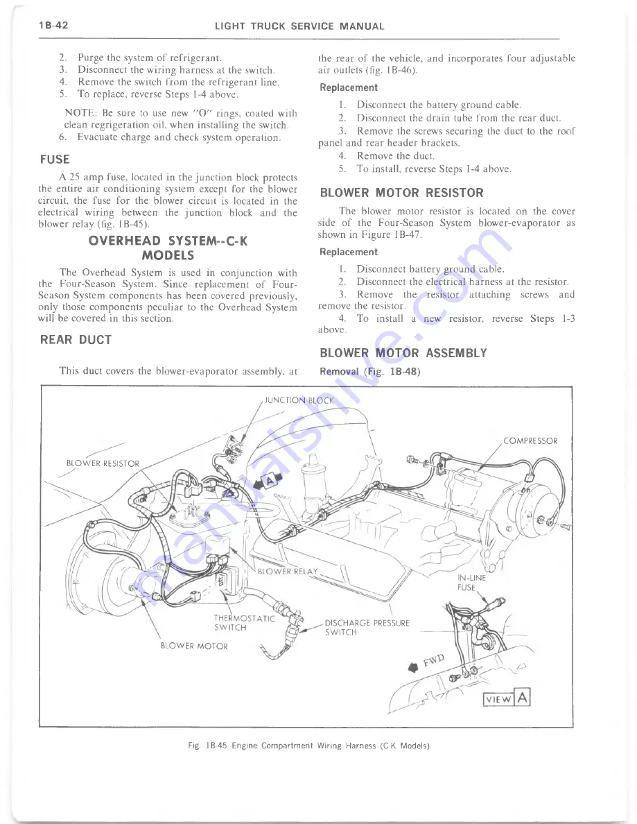 Chevrolet 1977 light duty truck Service Manual Download Page 88