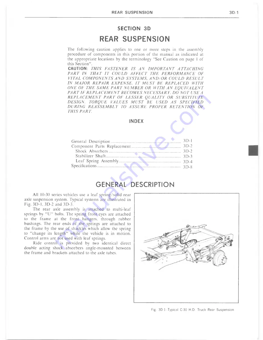 Chevrolet 1977 light duty truck Service Manual Download Page 317