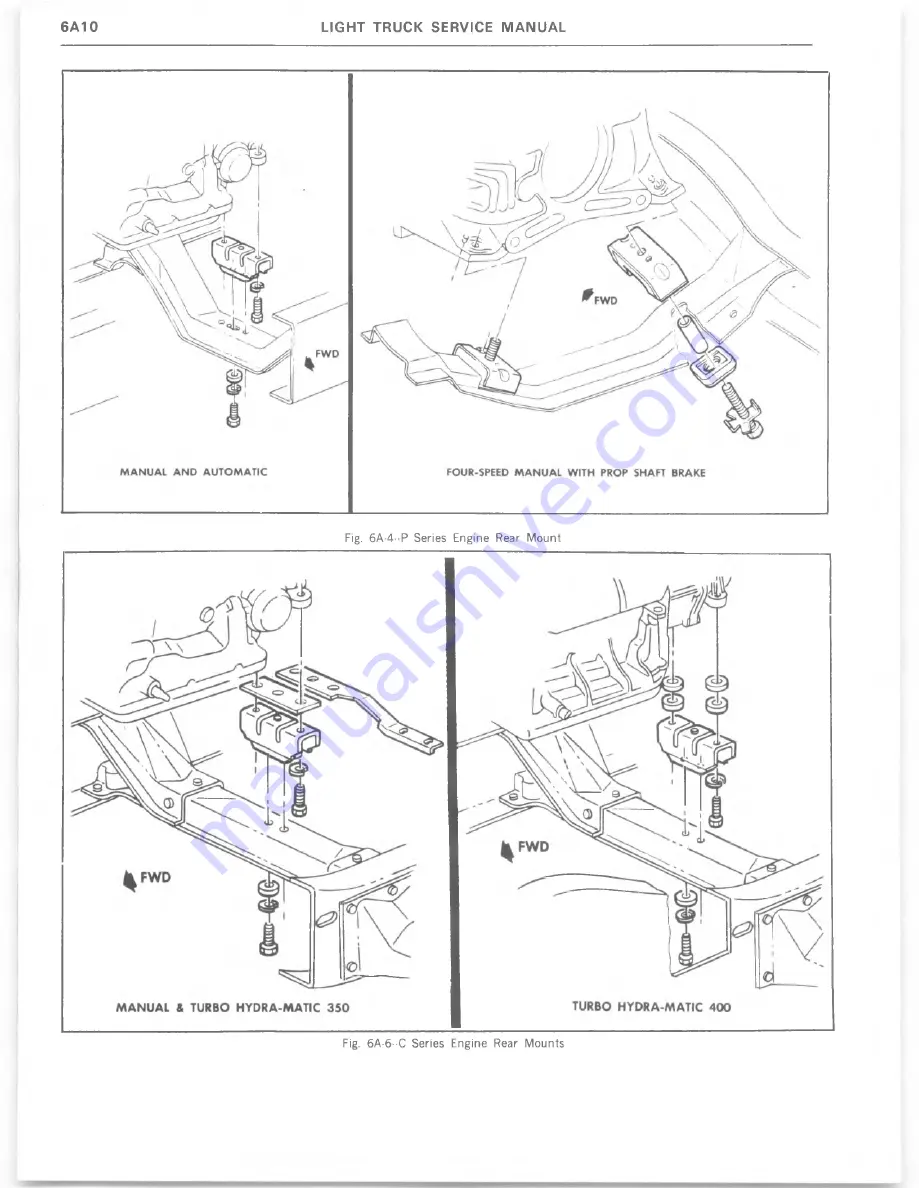 Chevrolet 1977 light duty truck Service Manual Download Page 448