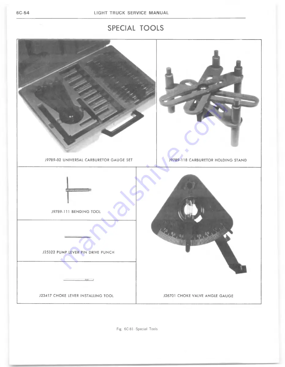 Chevrolet 1977 light duty truck Service Manual Download Page 586