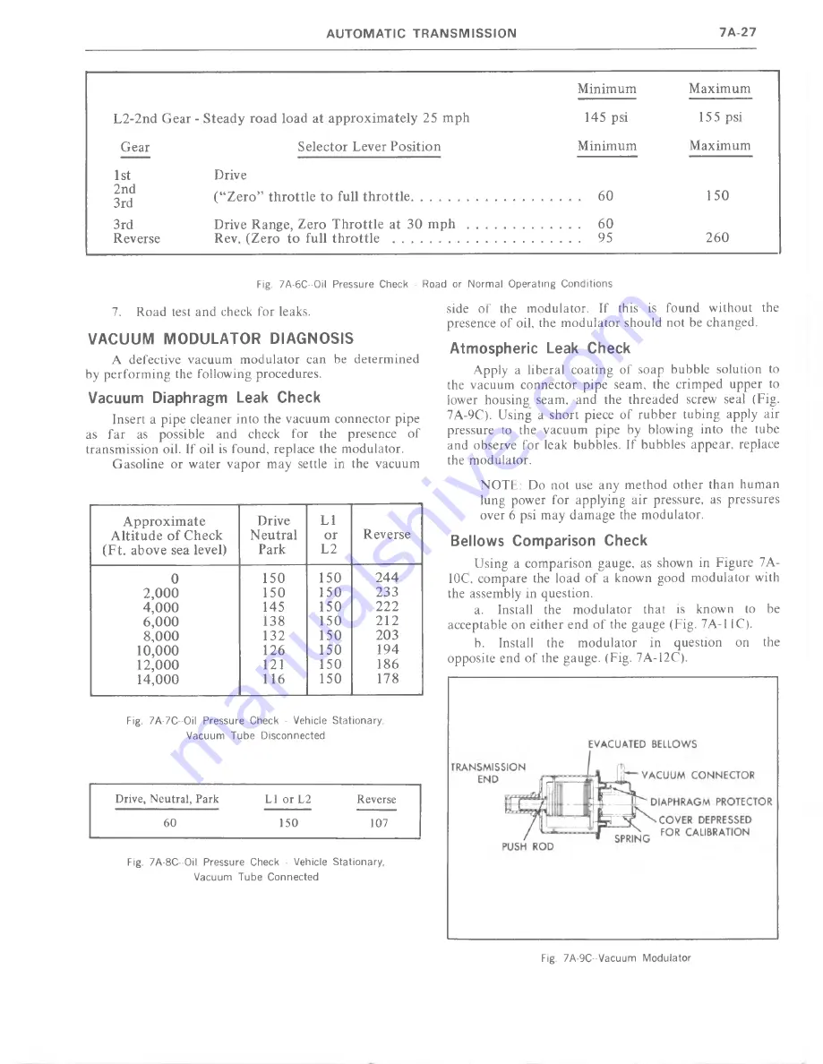 Chevrolet 1977 light duty truck Service Manual Download Page 719