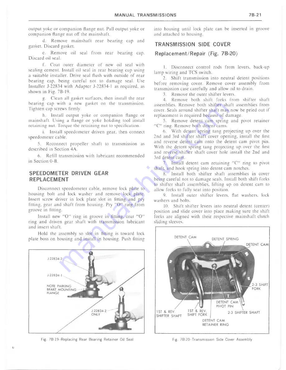 Chevrolet 1977 light duty truck Service Manual Download Page 753