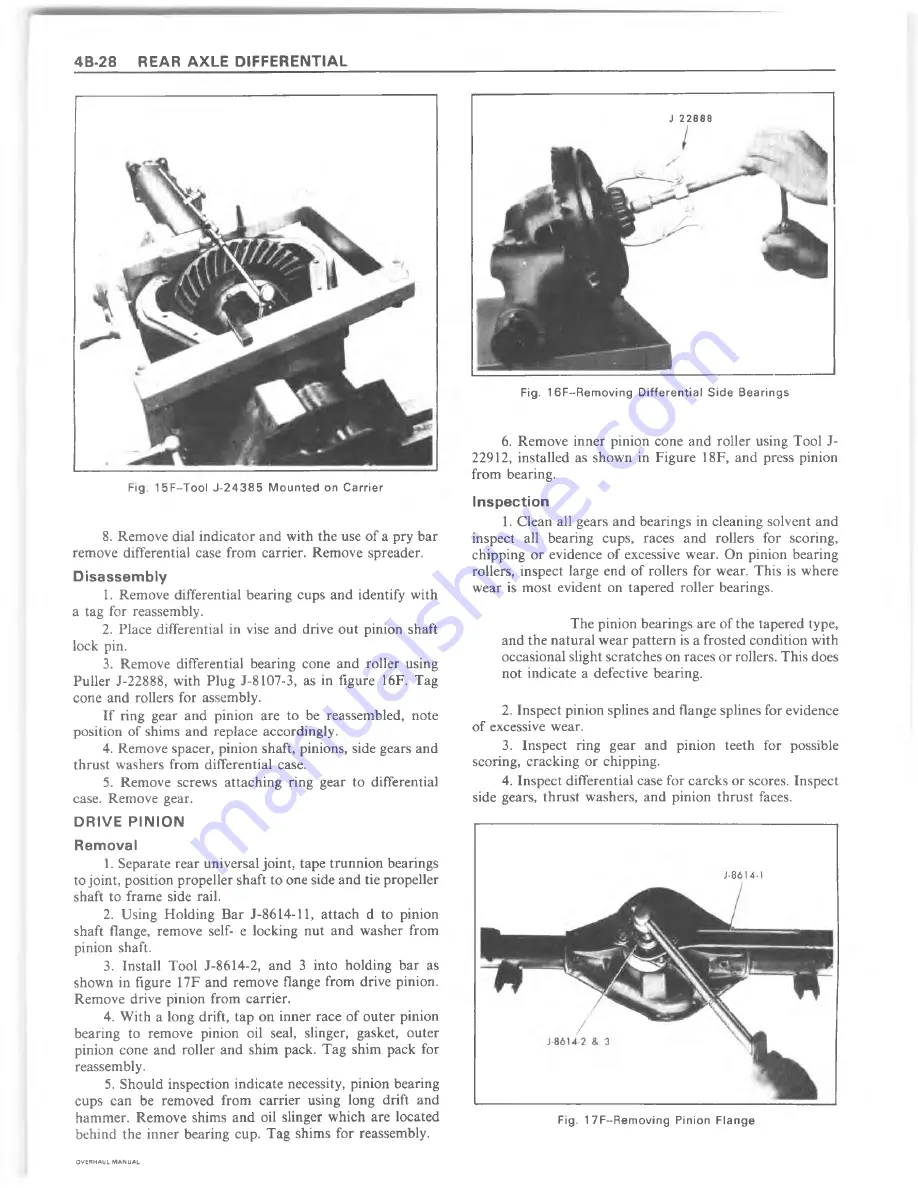 Chevrolet 1977 Monte Carlo Repair Manual Download Page 96