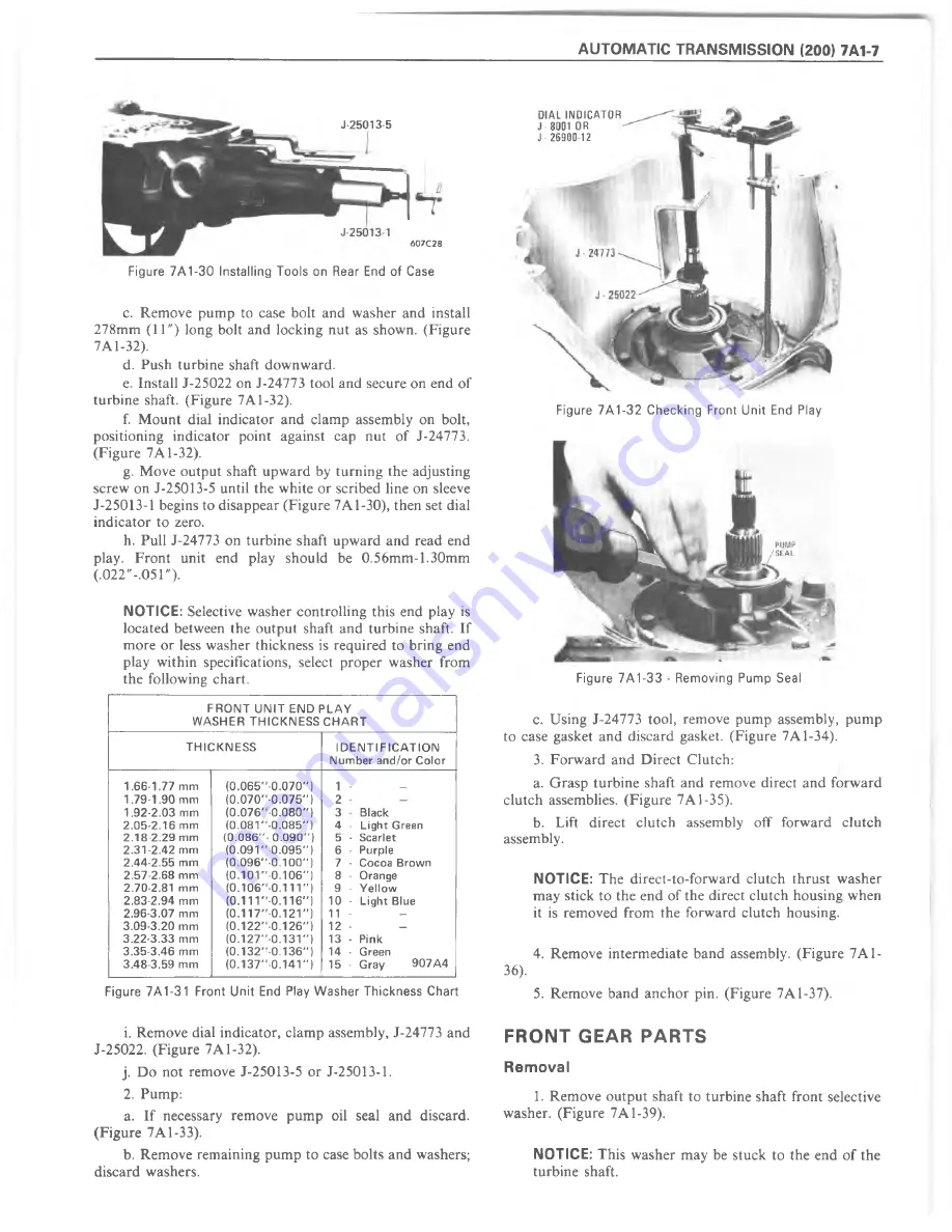 Chevrolet 1977 Monte Carlo Repair Manual Download Page 175