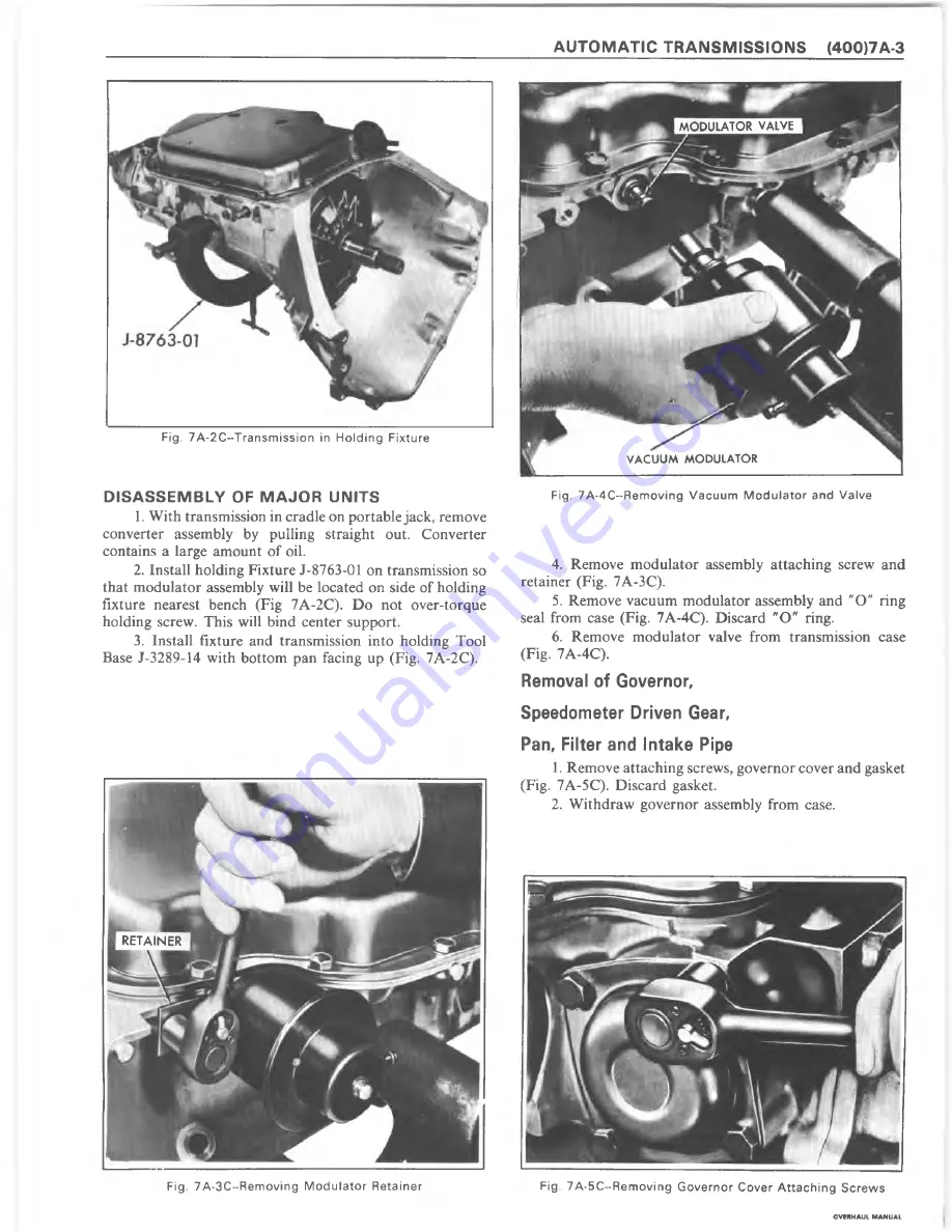 Chevrolet 1977 Monte Carlo Repair Manual Download Page 289