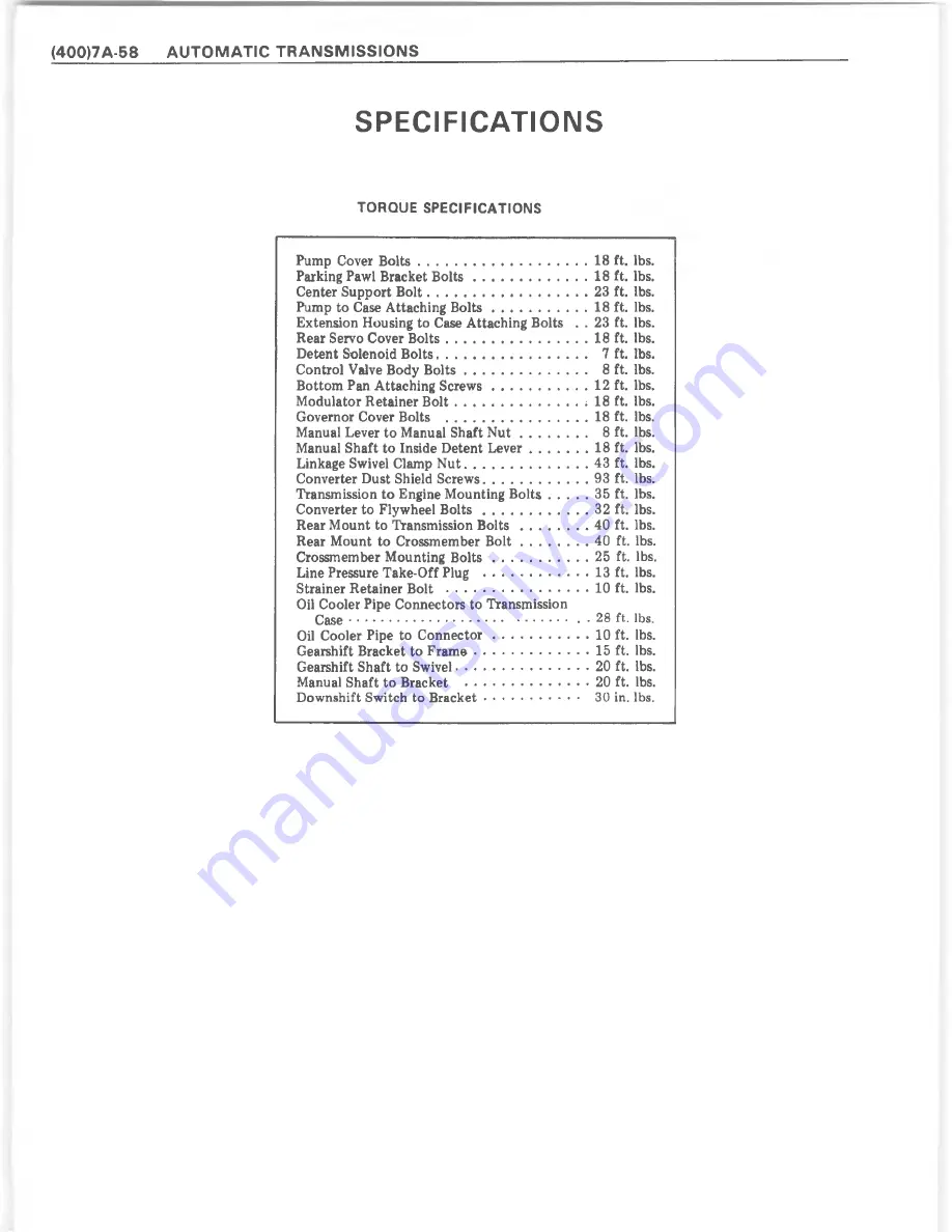 Chevrolet 1977 Monte Carlo Repair Manual Download Page 344