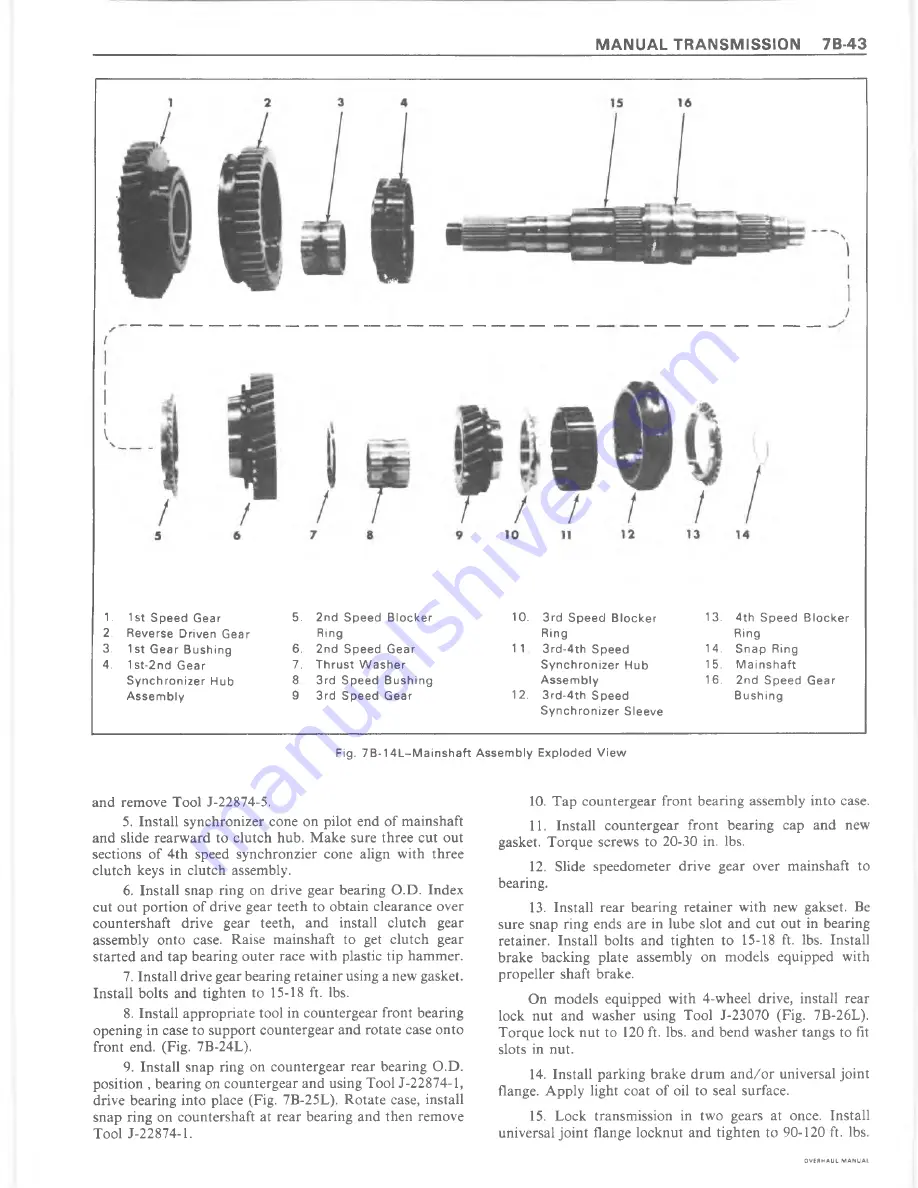 Chevrolet 1977 Monte Carlo Repair Manual Download Page 389