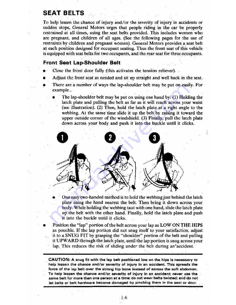 Chevrolet 1980  Citation Owner'S Manual Download Page 10