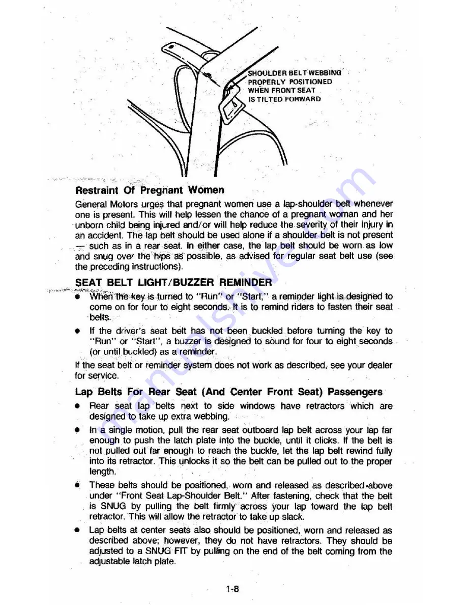 Chevrolet 1981 MONTE CARLO Owner'S Manual Download Page 13