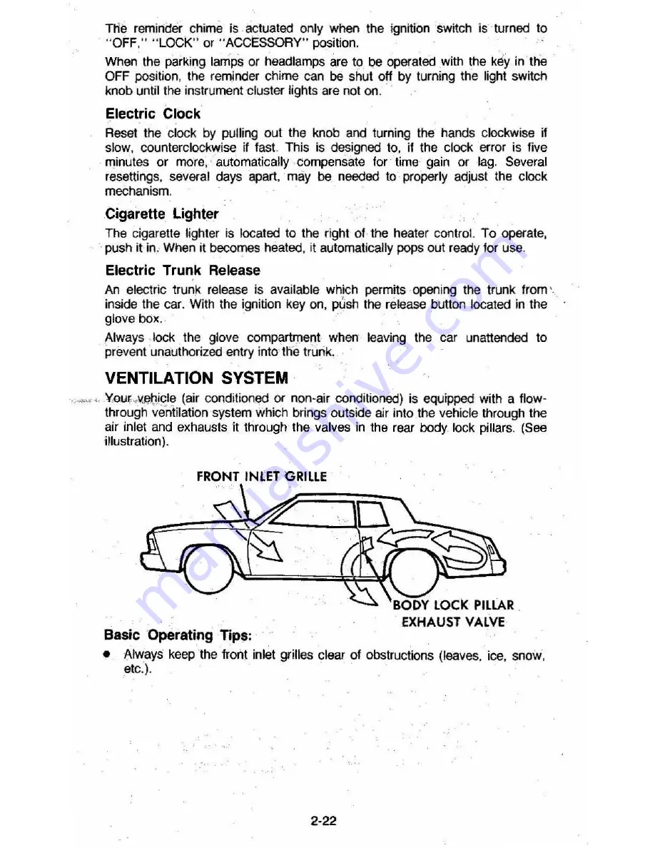 Chevrolet 1981 MONTE CARLO Owner'S Manual Download Page 41