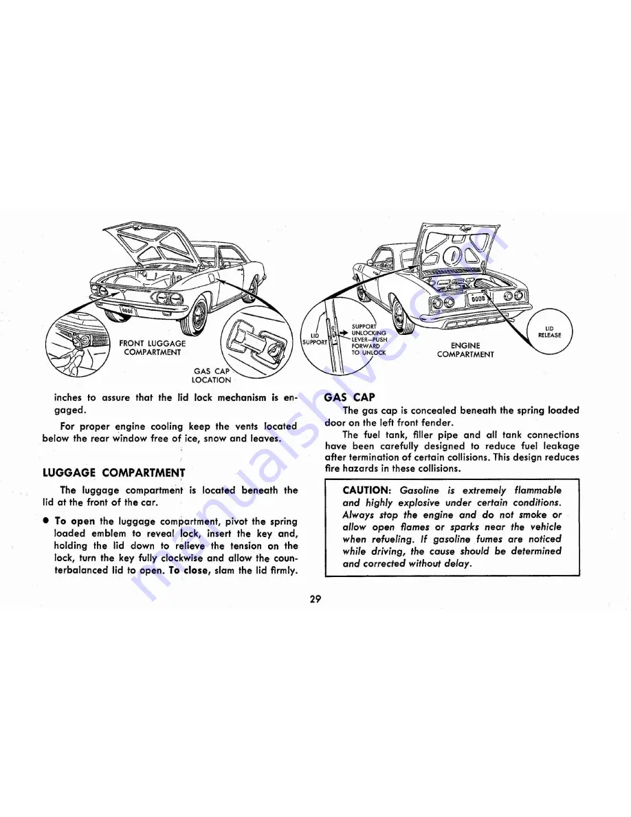 Chevrolet 1986 Corvair Owner'S Manual Download Page 32