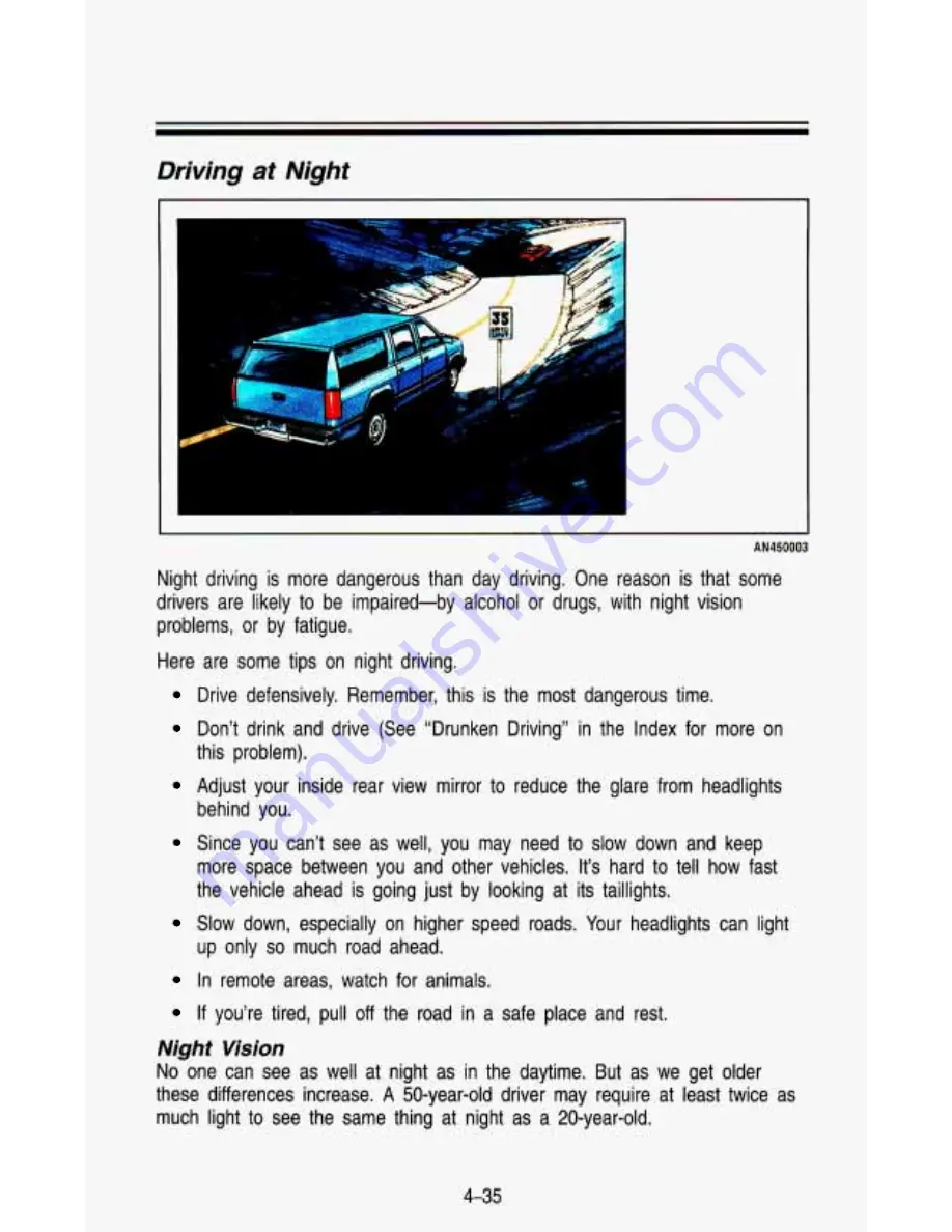 Chevrolet 1993 Blazer Owner'S Manual Download Page 202