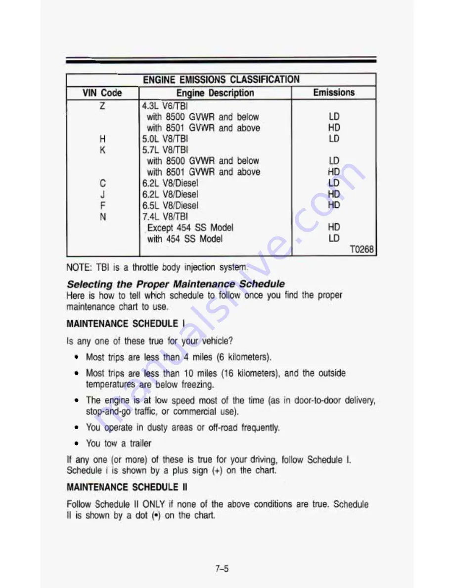 Chevrolet 1993 Blazer Owner'S Manual Download Page 342