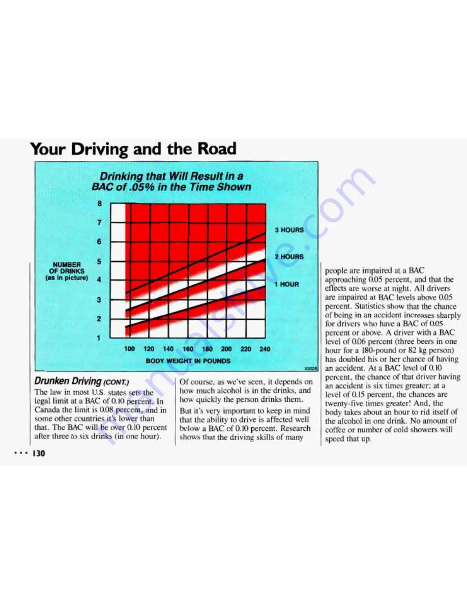 Chevrolet 1993 Cavalier Owner'S Manual Download Page 132