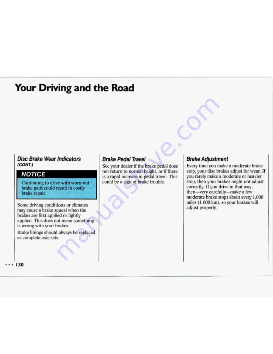 Chevrolet 1993 Lumina Owner'S Manual Download Page 132