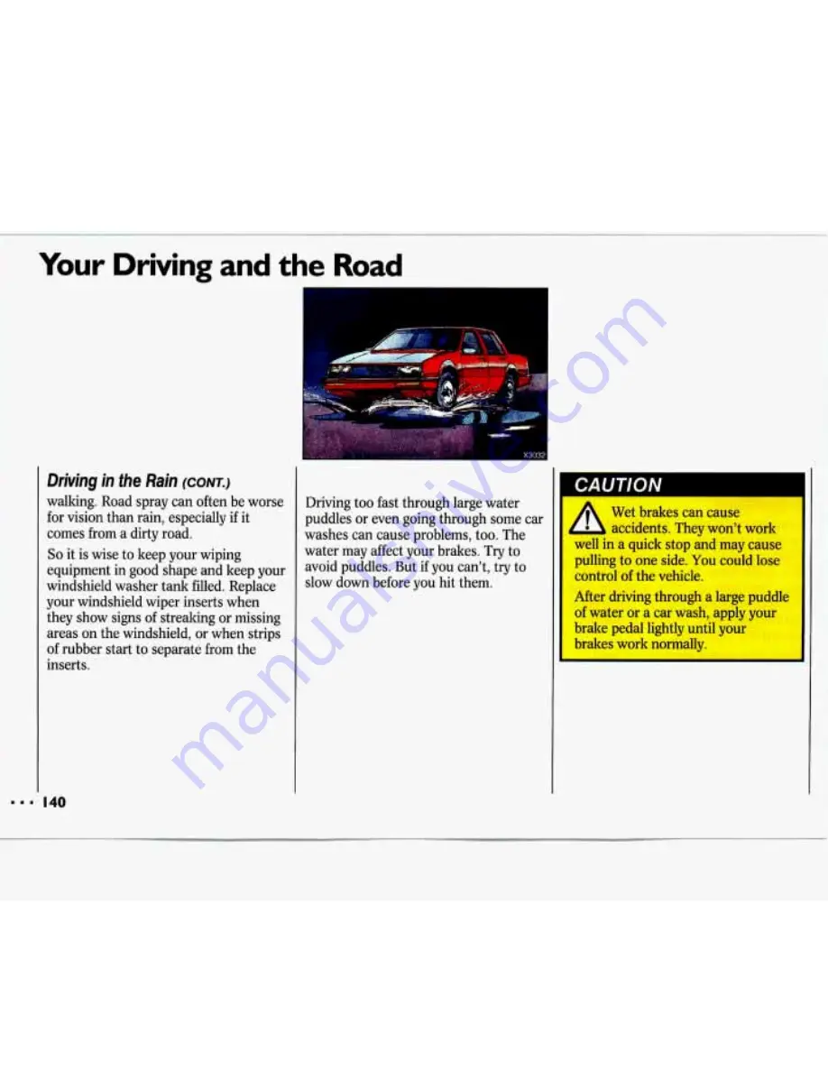 Chevrolet 1993 Lumina Owner'S Manual Download Page 142