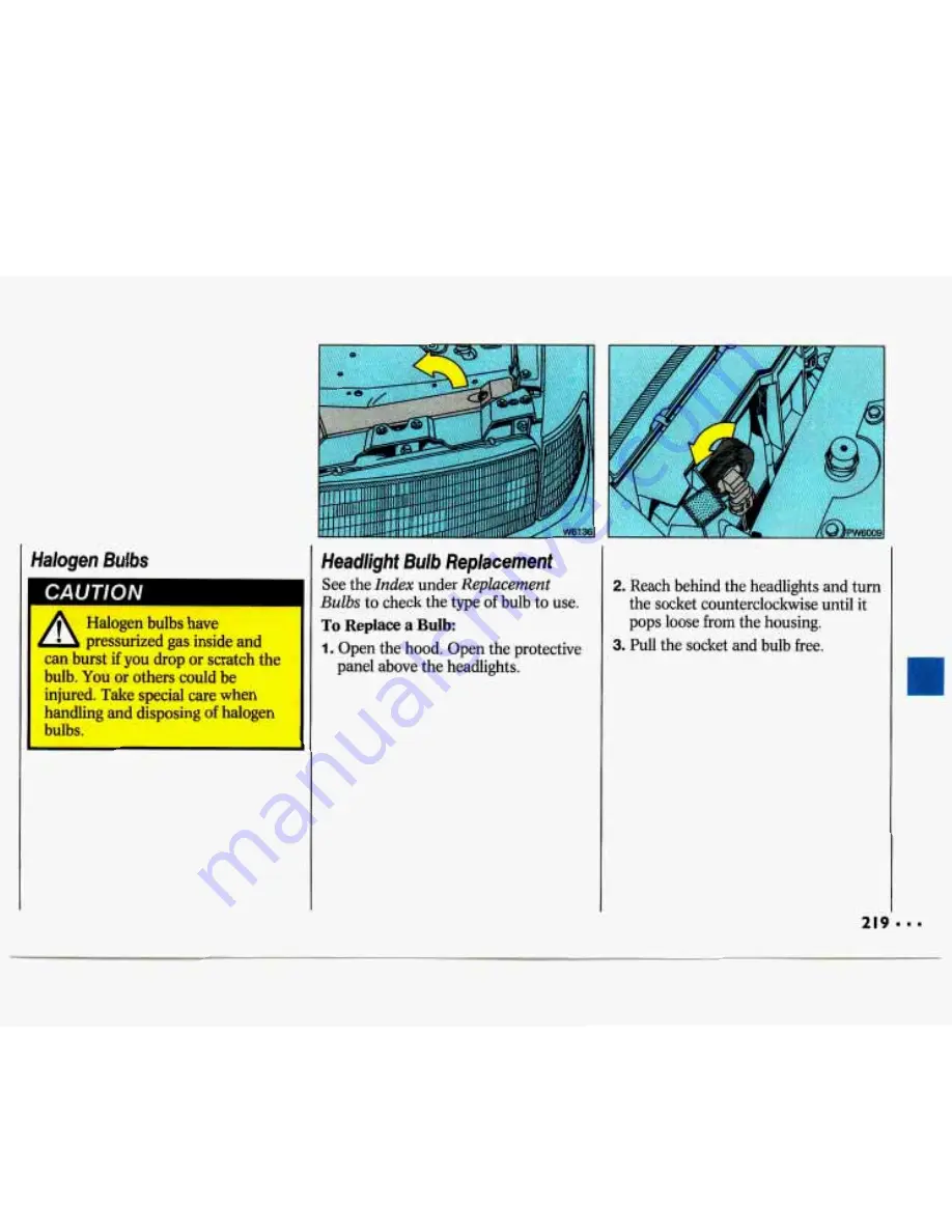 Chevrolet 1993 Lumina Owner'S Manual Download Page 221