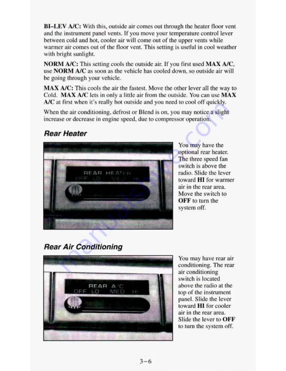 Chevrolet 1994 Astro Cargo Owner'S Manual Download Page 134