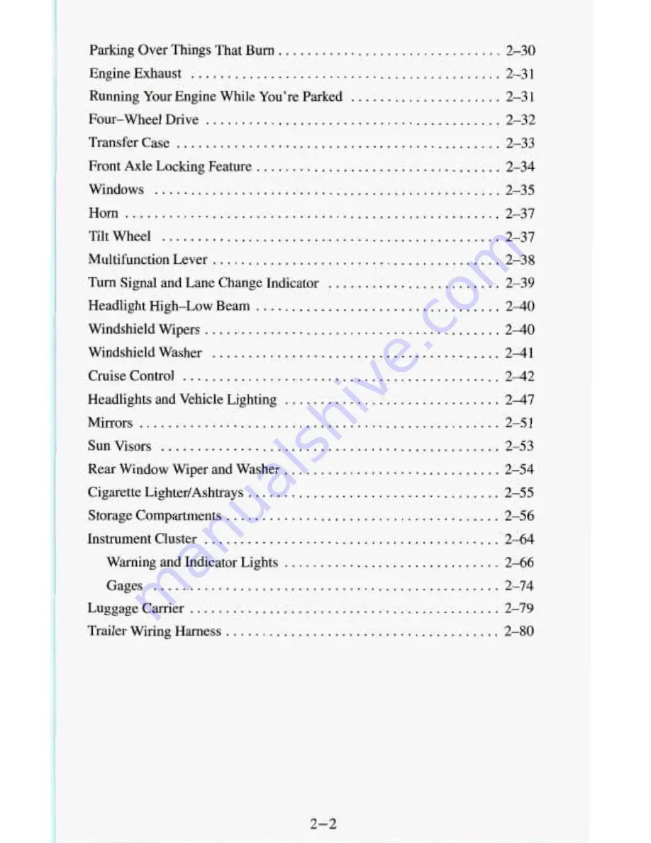 Chevrolet 1994 Blazer Manual Download Page 57