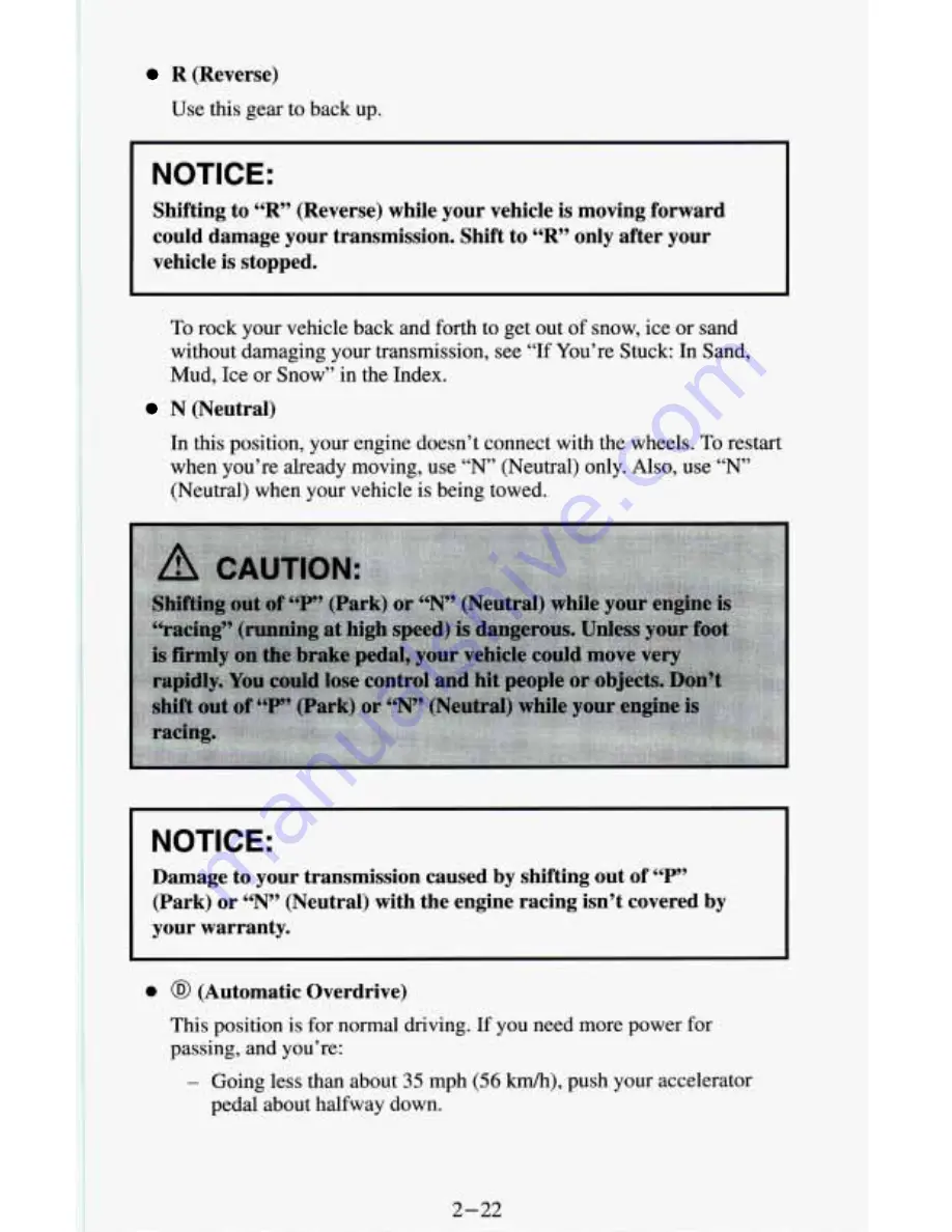 Chevrolet 1994 Blazer Manual Download Page 77