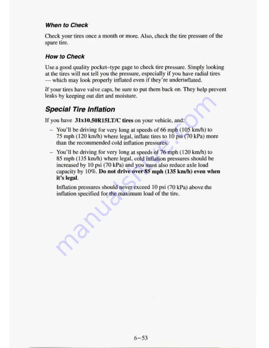 Chevrolet 1994 S-10 Pickup Owner'S Manual Download Page 271