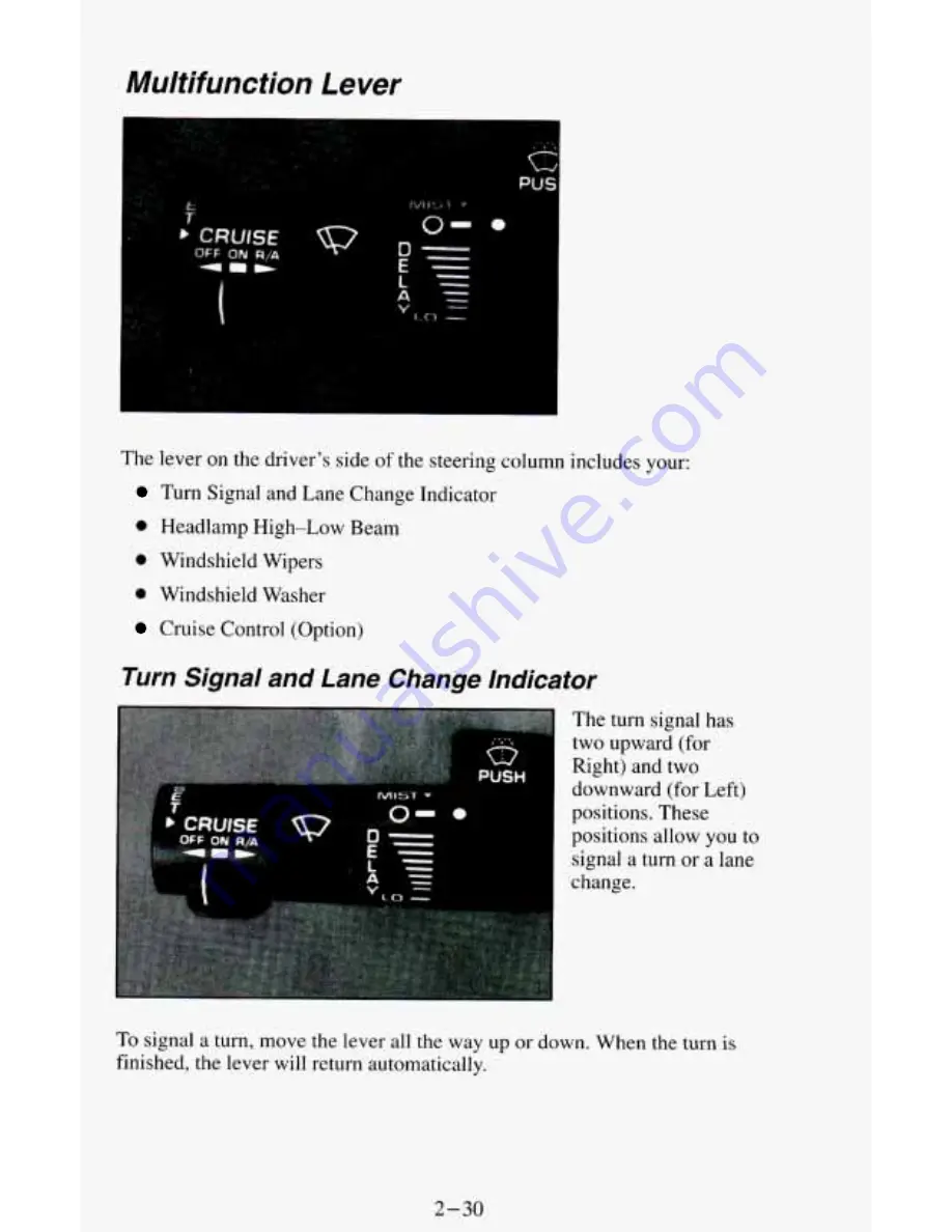 Chevrolet 1995 Astro Cargo Owner'S Manual Download Page 84