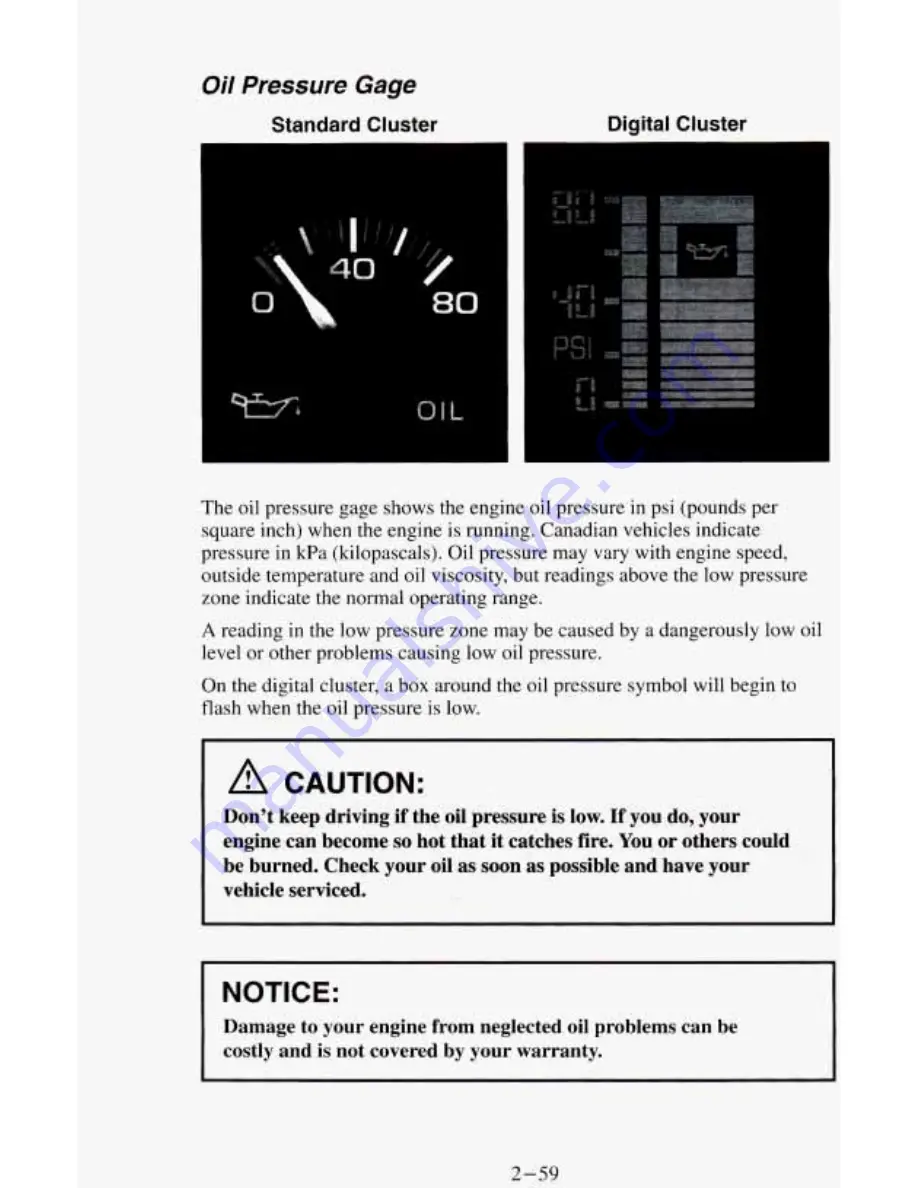 Chevrolet 1995 Astro Cargo Owner'S Manual Download Page 113