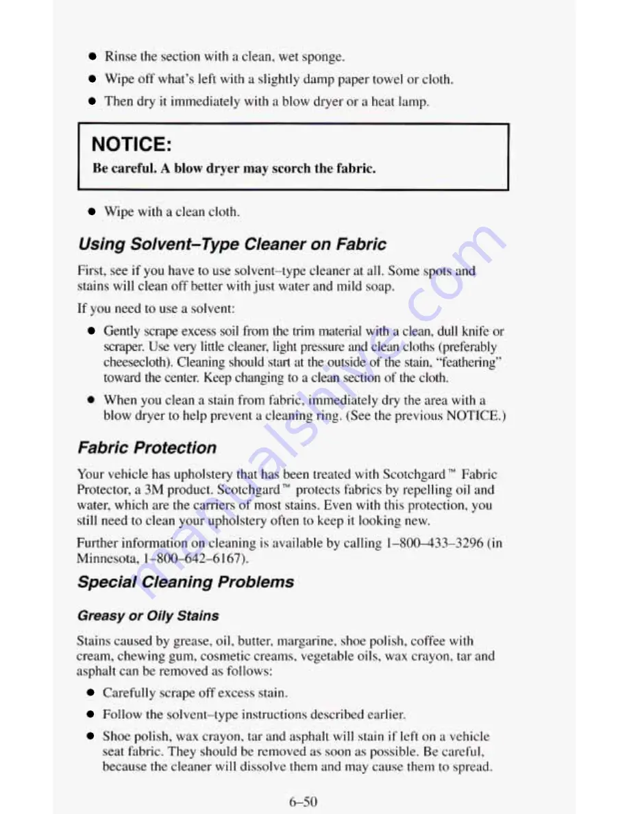 Chevrolet 1995 Astro Cargo Owner'S Manual Download Page 258