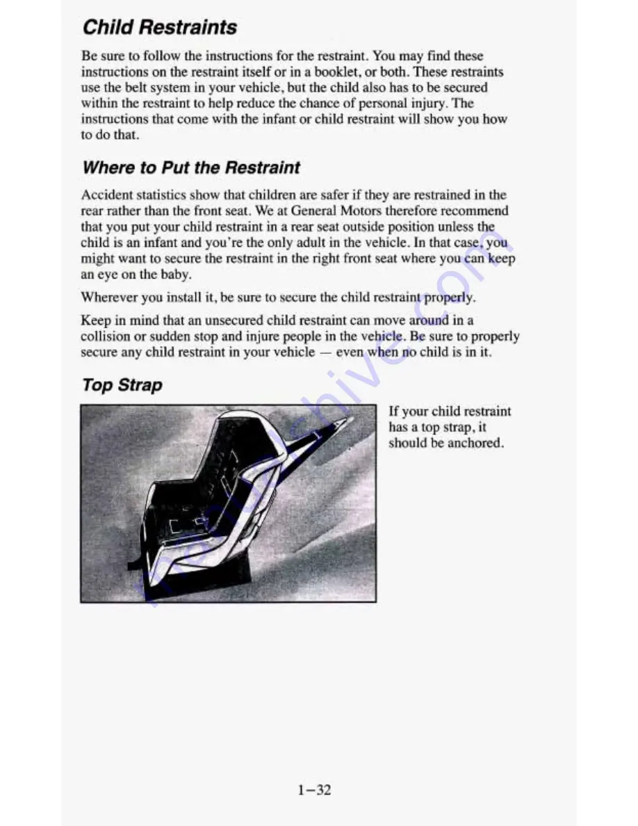 Chevrolet 1995 Blazer Owner'S Manual Download Page 42