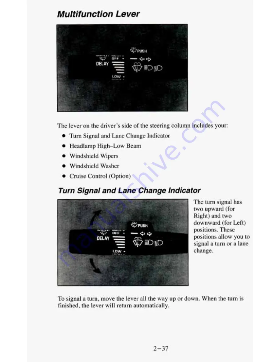 Chevrolet 1995 Blazer Owner'S Manual Download Page 89