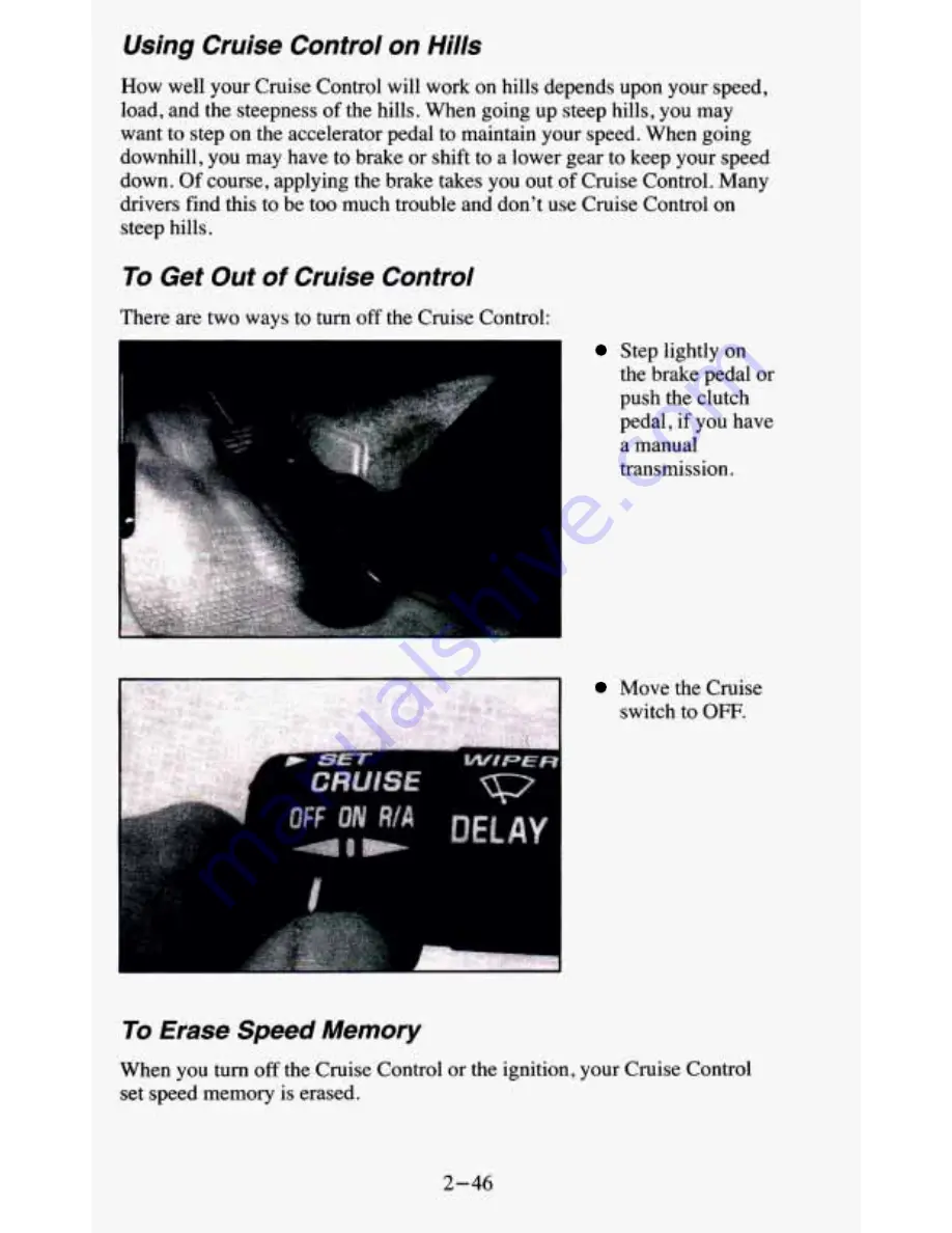 Chevrolet 1995 Blazer Owner'S Manual Download Page 98