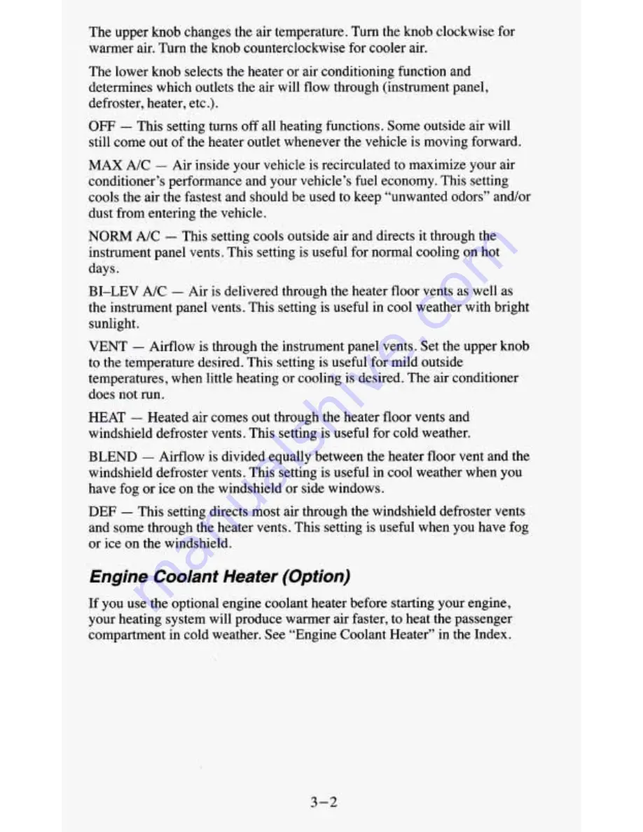 Chevrolet 1995 Blazer Owner'S Manual Download Page 136