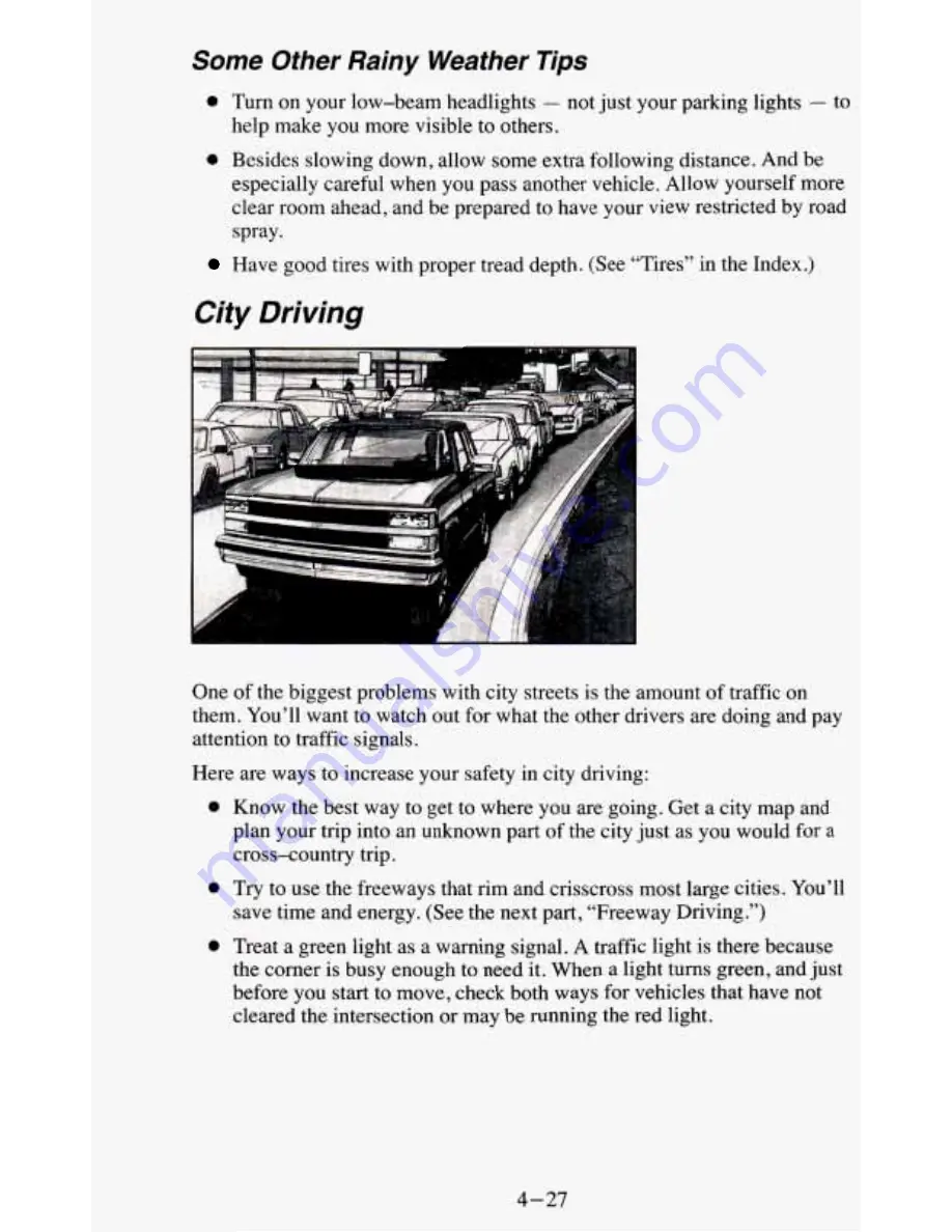 Chevrolet 1995 Blazer Owner'S Manual Download Page 181