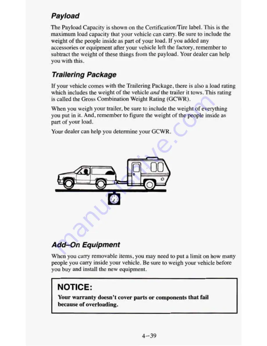 Chevrolet 1995 Blazer Owner'S Manual Download Page 193