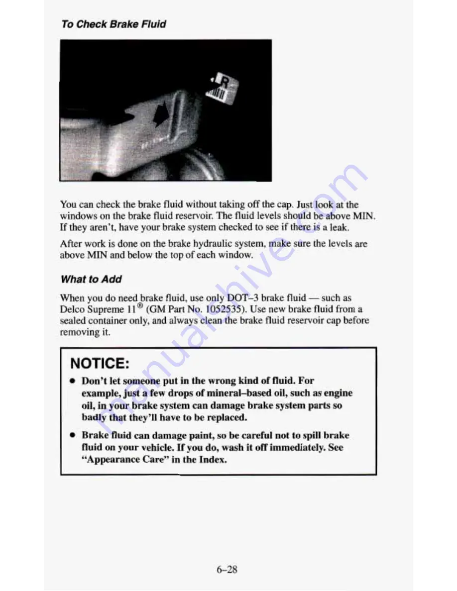 Chevrolet 1995 Blazer Owner'S Manual Download Page 268