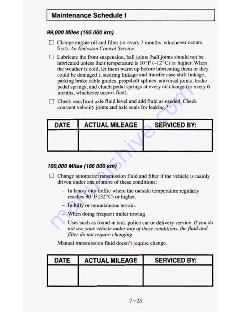 Chevrolet 1995 Blazer Owner'S Manual Download Page 337