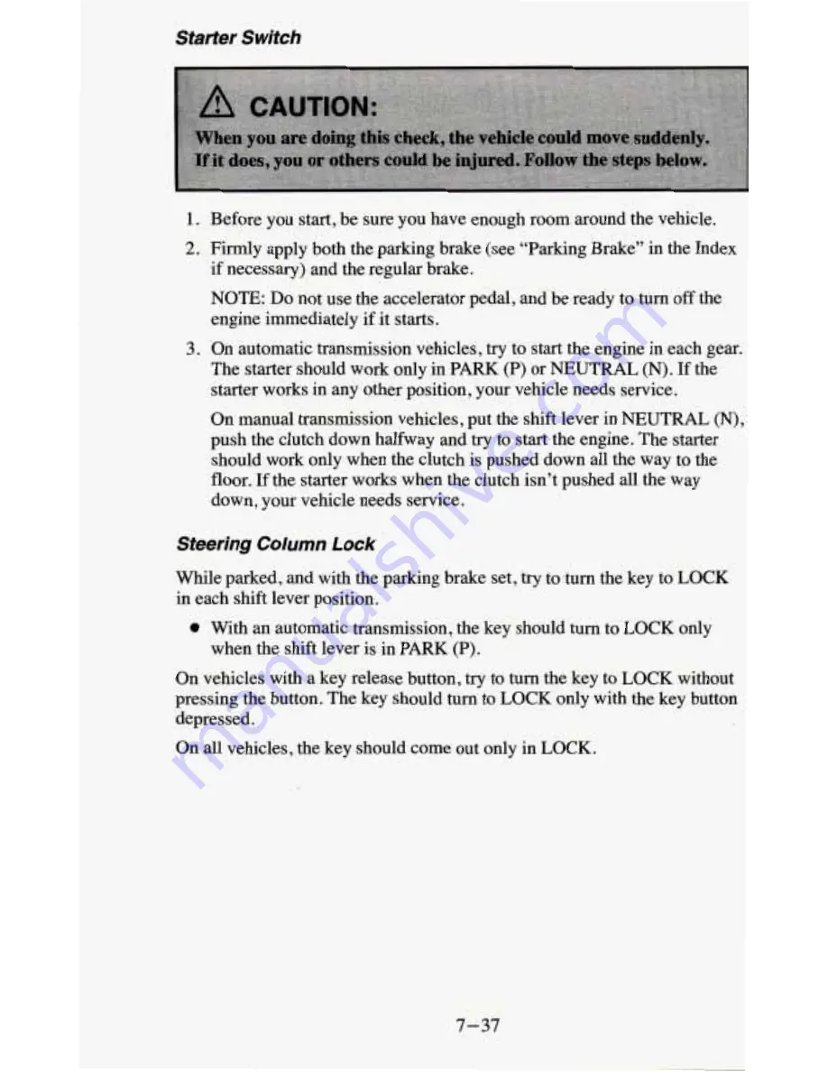 Chevrolet 1995 Blazer Owner'S Manual Download Page 349